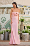Sweetheart Aqua Blue Sheath Long Prom Dresses