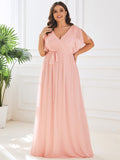 Benutzerdefinierte Größe Krawatte-Taille Plissee A-Linie Abendkleid Damen formale Ballkleider