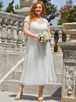 Elegant Ordinary Shoulder Square Neckline Pattern Evening Dress Mother of the Bride Dresses