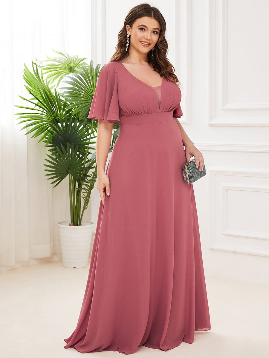Custom Size Chiffon Empire Waist Mother of the Bride Dress Formal Evening Dresses Party Gowns