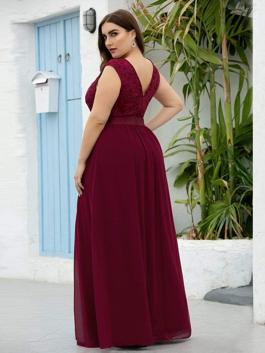 Vestido clásico de dama de honor con escote redondo y espalda en V, corpiño de encaje, vestidos formales de noche, vestidos de fiesta