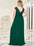Vestido clásico de dama de honor con escote redondo, espalda descubierta y corpiño de encaje, vestidos de noche formales para mujer.