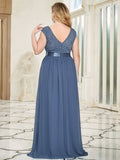 Vestido clásico de dama de honor con escote redondo, espalda descubierta y corpiño de encaje, vestidos de noche formales para mujer.