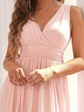 Custom Size Women Sleeveless V Neck Short Bridesmaid Dress Junior Party Prom Dresses