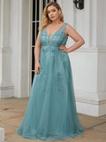 Maxi Langes Elegantes Ätherisches Tüll Abendkleid Formelle Ball Party Kleider Kleider