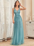 Maxi Langes Elegantes Ätherisches Tüll Abendkleid Formelle Ball Party Kleider Kleider