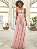Maxi Langes Elegantes Ätherisches Tüll Abendkleid Formelle Ball Party Kleider Kleider