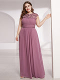 Vestido de dama de honor elegante, largo, de encaje, con mangas cortas, talla personalizada, vestidos de noche formales