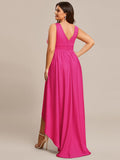 Plus Size Elegant High-Low Sleeveless Empire Waist Bridesmaid Dress Prom Wedding Party Dresses