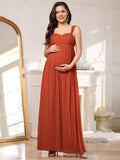 Empire-Taille Blumenspitze Chiffon Umstandskleid Formelle Abendkleider Damen Partykleider