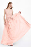 Cap Sleeves Ruched Chiffon Bridesmaid Dress Lace Formal Evening Party Dresses Gowns