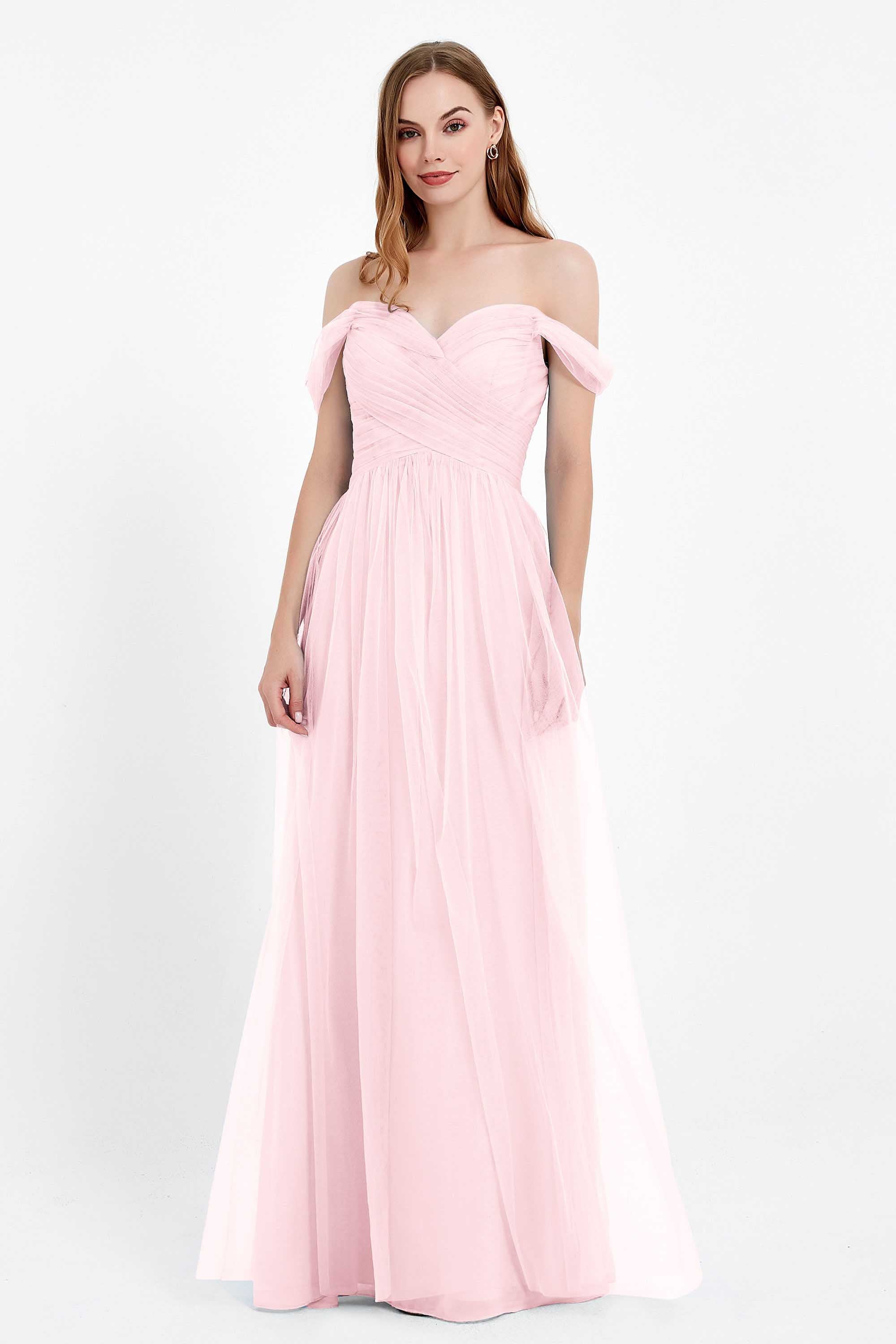Dancing Night bridal party bridesmaid dress off the shoulder formal evening prom dresses