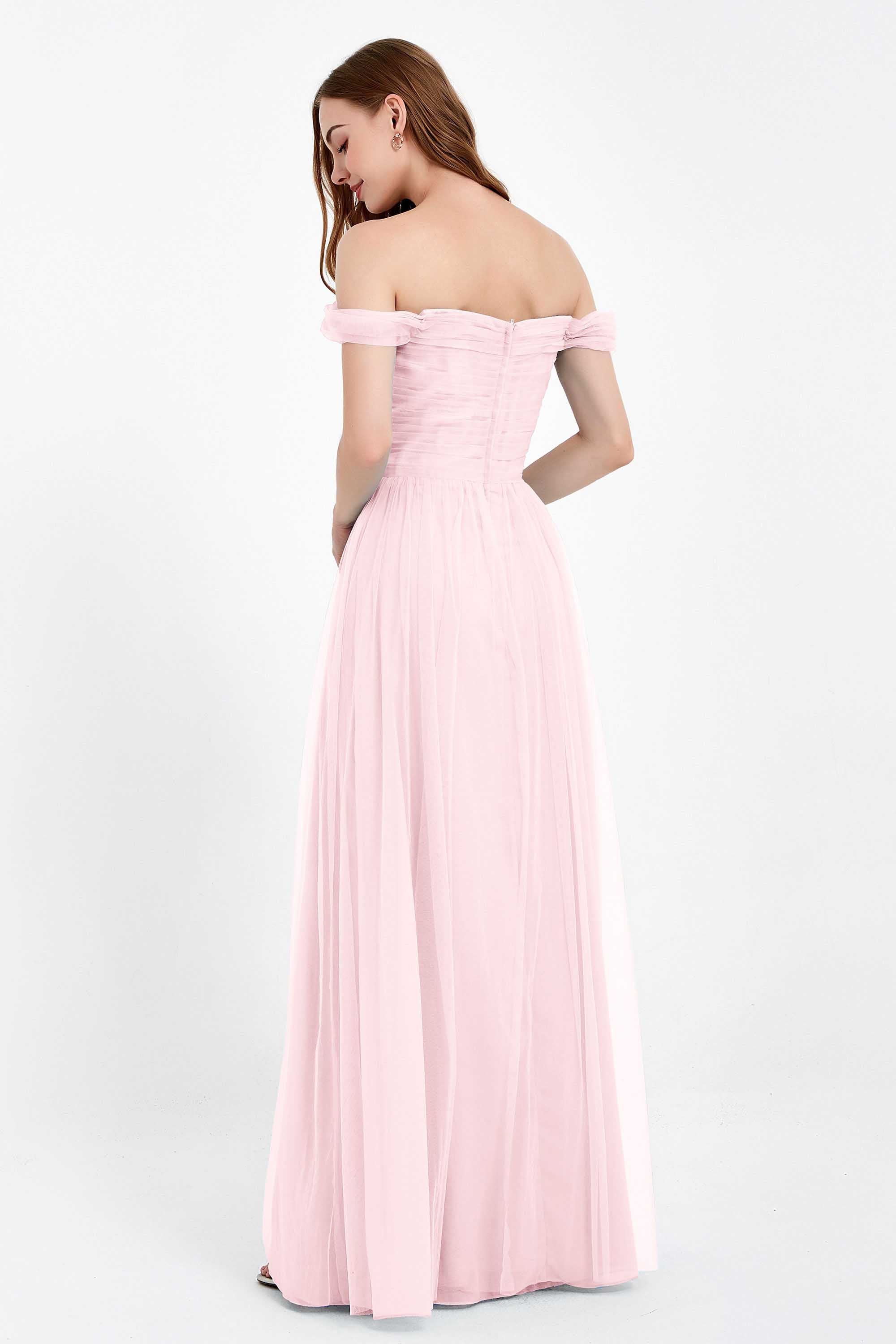 Dancing Night bridal party bridesmaid dress off the shoulder formal evening prom dresses