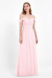 Dancing Night bridal party bridesmaid dress off the shoulder formal evening prom dresses