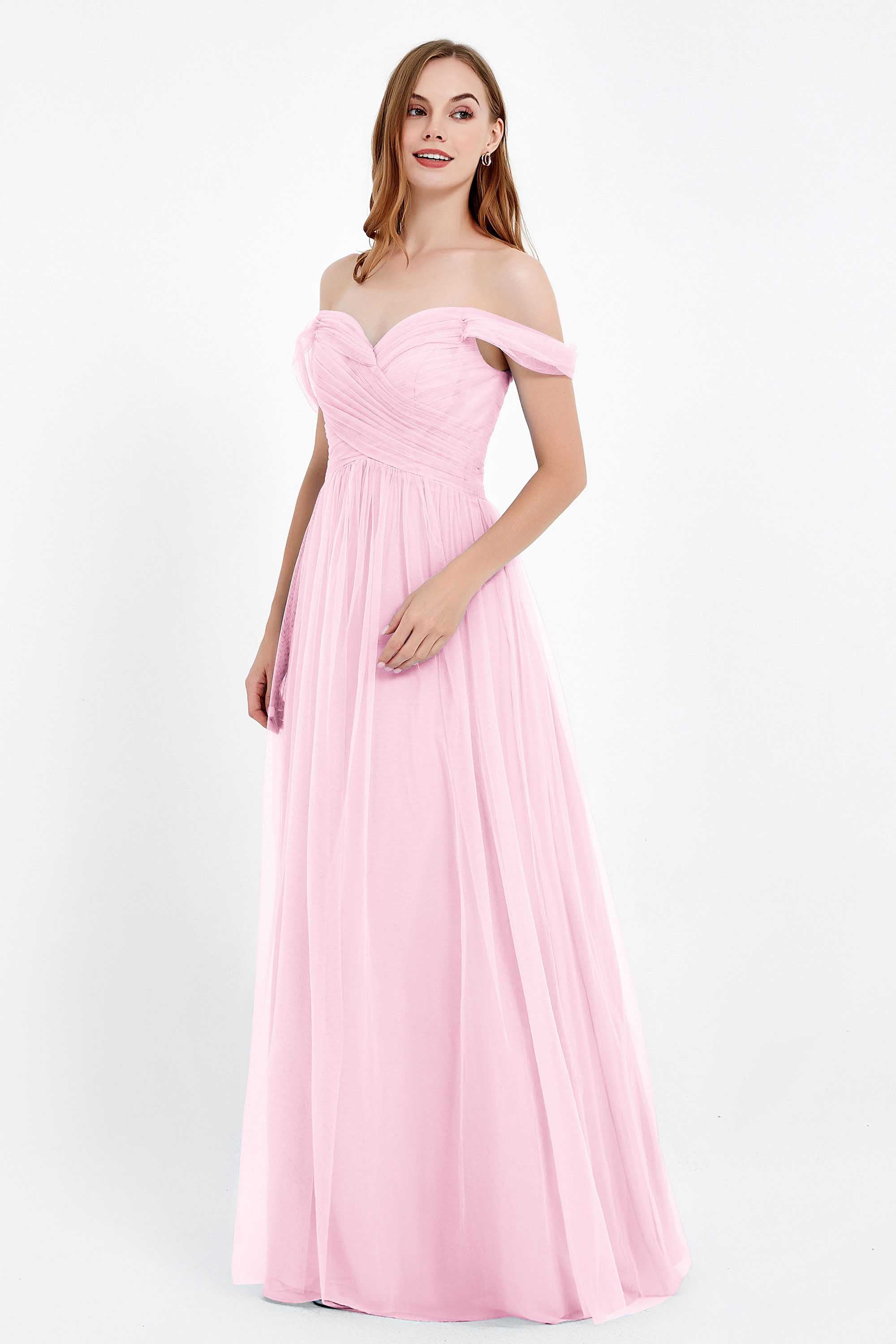 Dancing Night bridal party bridesmaid dress off the shoulder formal evening prom dresses