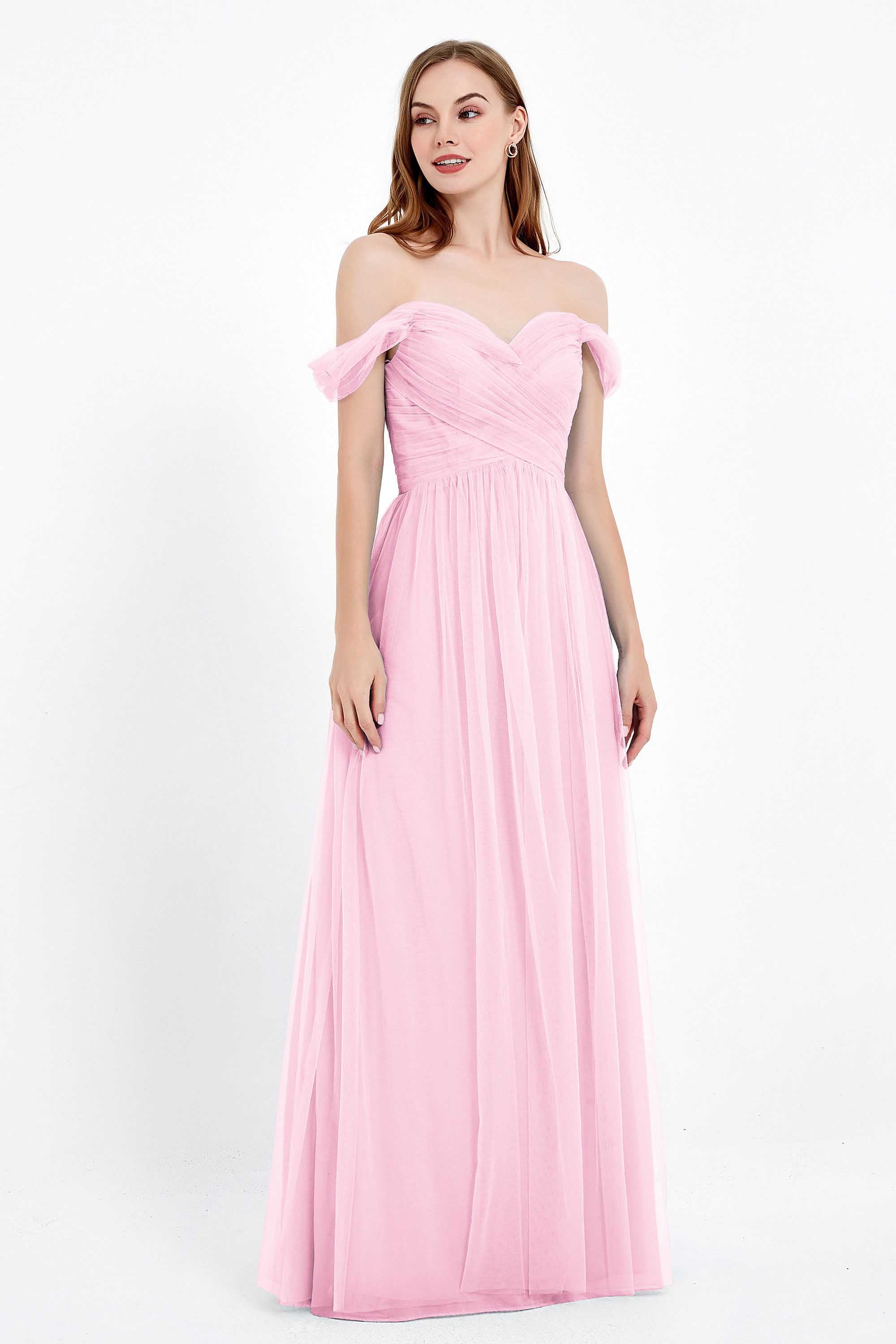 Dancing Night bridal party bridesmaid dress off the shoulder formal evening prom dresses