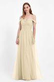 Dancing Night bridal party bridesmaid dress off the shoulder formal evening prom dresses