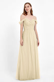 Dancing Night bridal party bridesmaid dress off the shoulder formal evening prom dresses