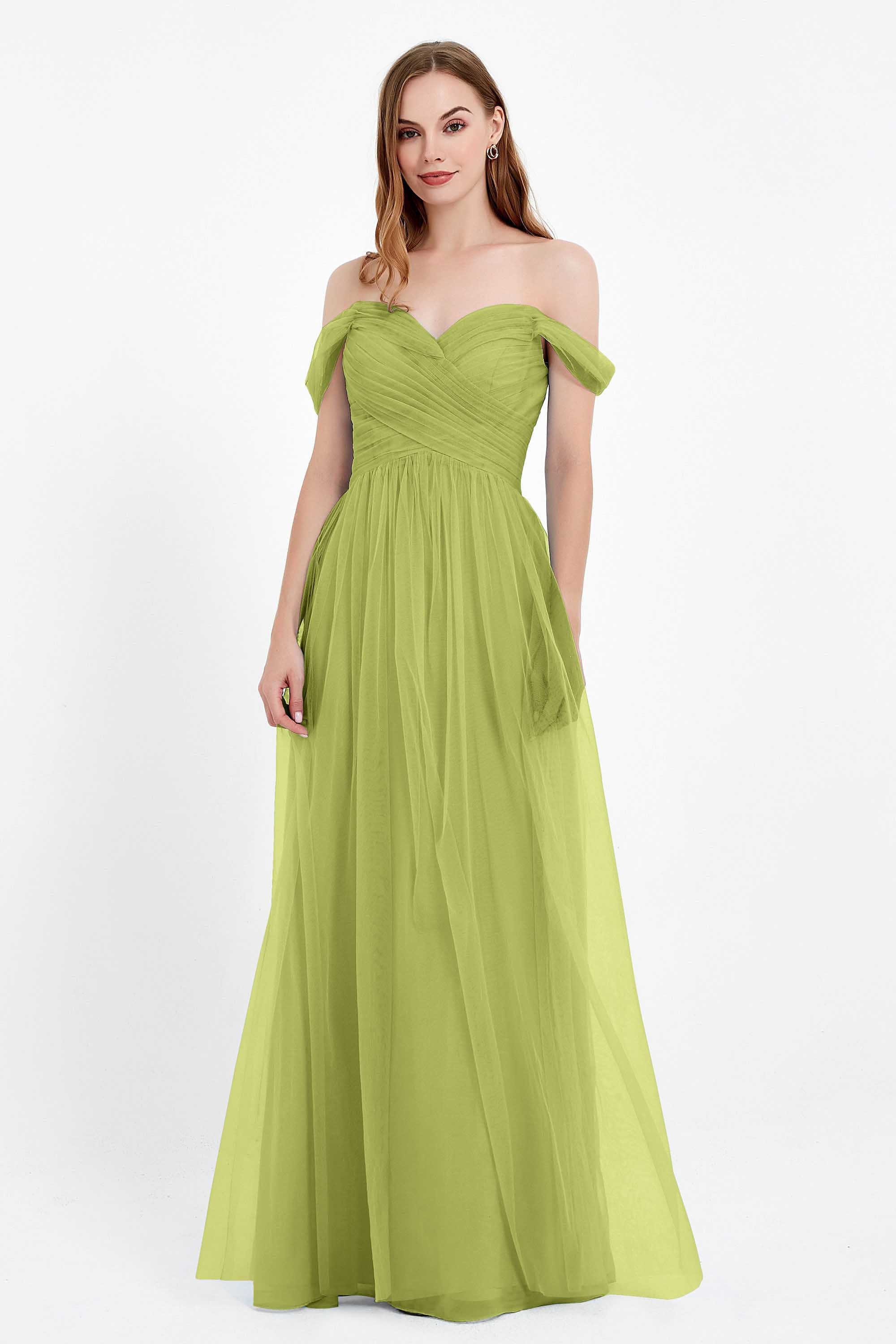 Dancing Night bridal party bridesmaid dress off the shoulder formal evening prom dresses