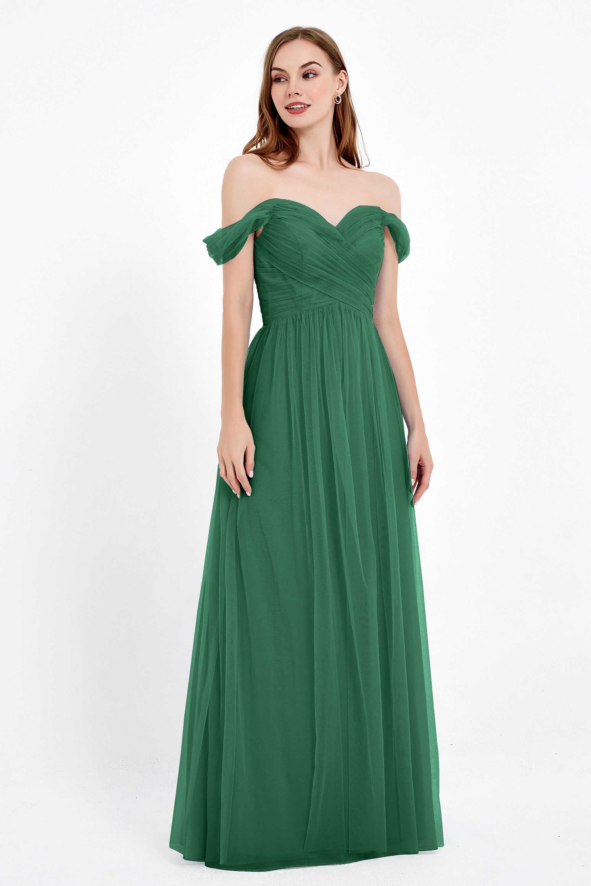 Dancing Night bridal party bridesmaid dress off the shoulder formal evening prom dresses