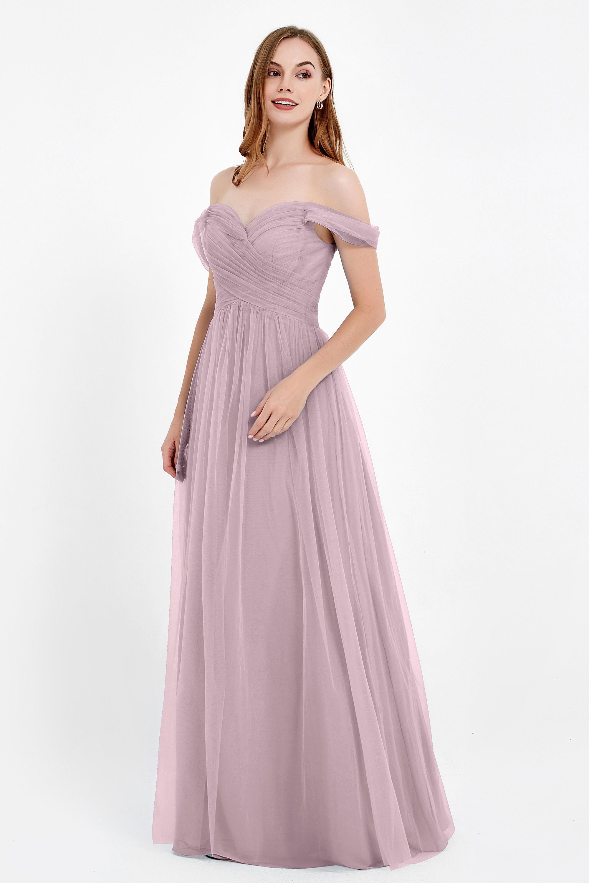 Dancing Night bridal party bridesmaid dress off the shoulder formal evening prom dresses