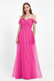 Dancing Night bridal party bridesmaid dress off the shoulder formal evening prom dresses