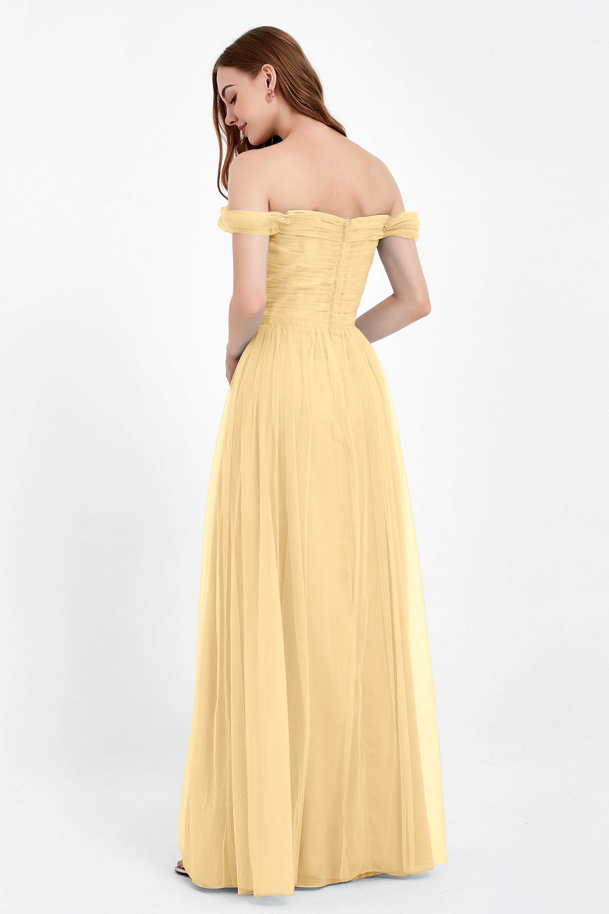 Dancing Night bridal party bridesmaid dress off the shoulder formal evening prom dresses