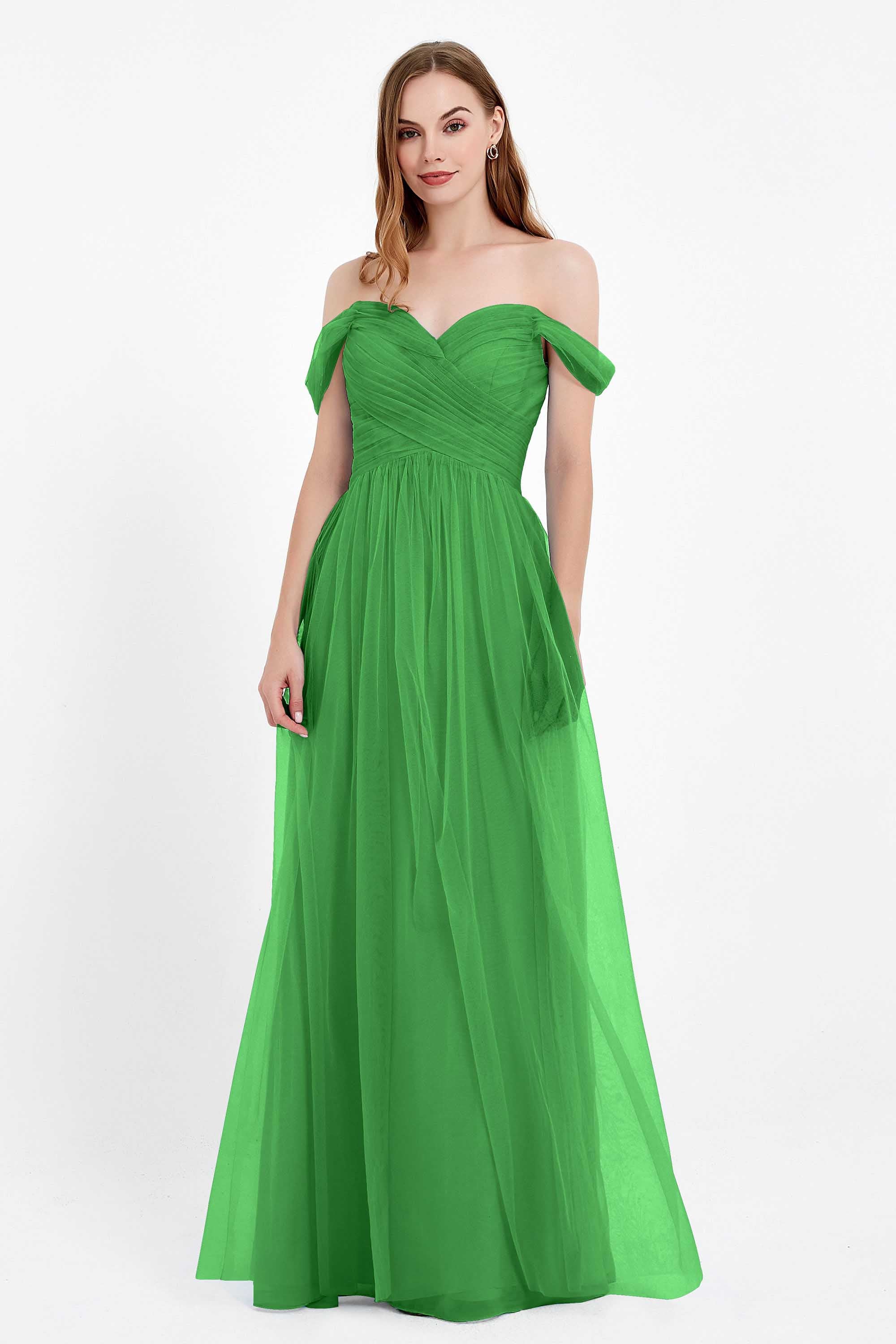 Dancing Night bridal party bridesmaid dress off the shoulder formal evening prom dresses