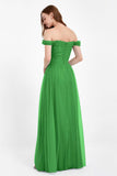 Dancing Night bridal party bridesmaid dress off the shoulder formal evening prom dresses