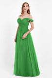 Dancing Night bridal party bridesmaid dress off the shoulder formal evening prom dresses
