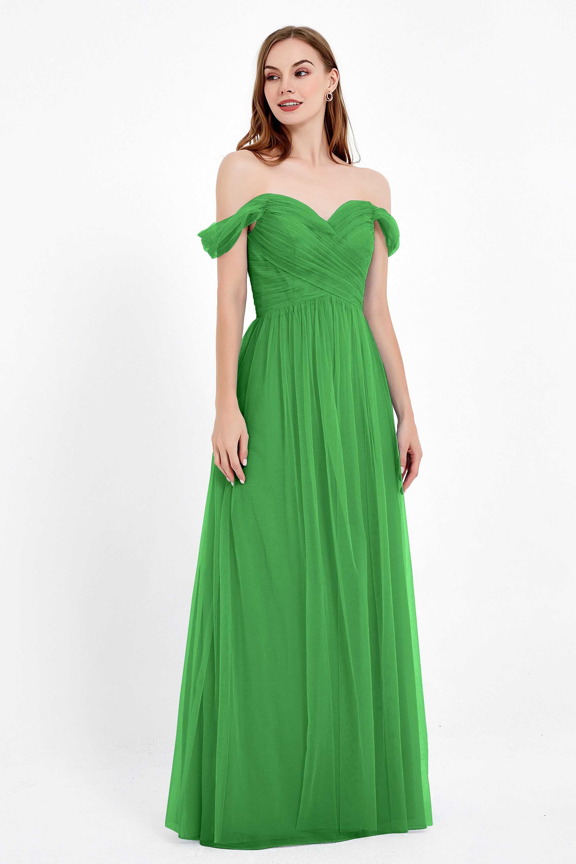 Dancing Night bridal party bridesmaid dress off the shoulder formal evening prom dresses