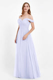 Dancing Night bridal party bridesmaid dress off the shoulder formal evening prom dresses