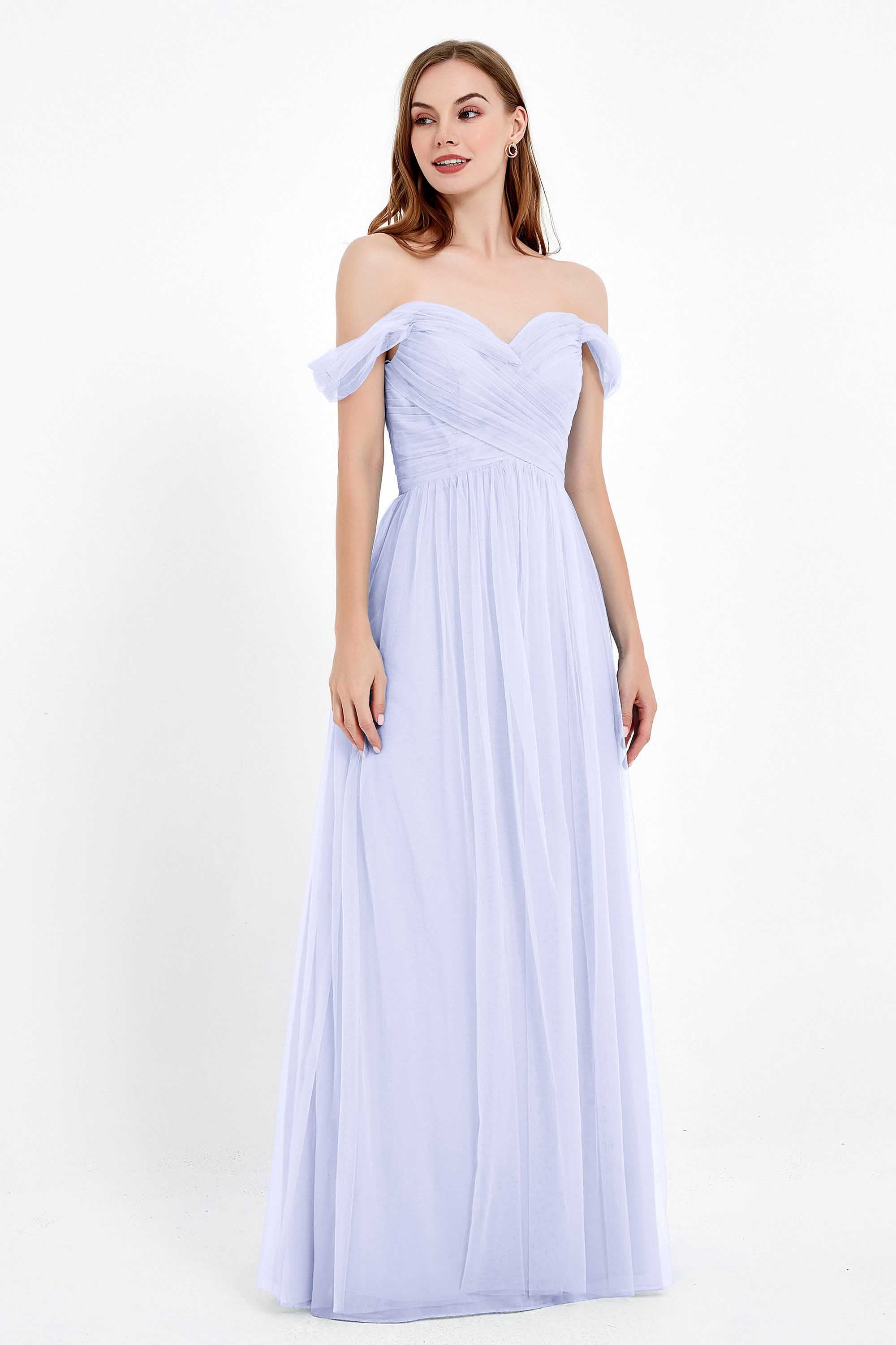 Dancing Night bridal party bridesmaid dress off the shoulder formal evening prom dresses