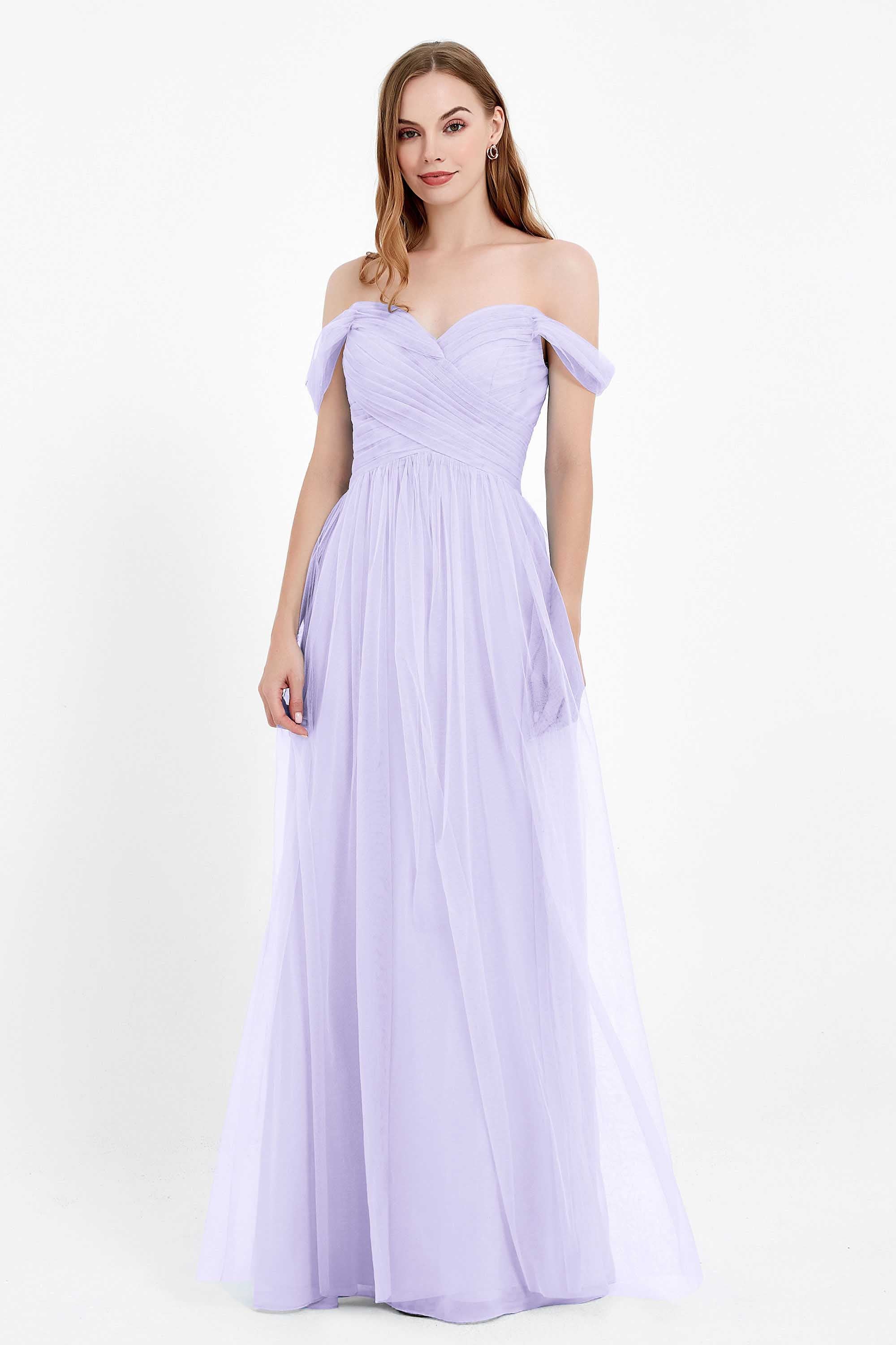 Dancing Night bridal party bridesmaid dress off the shoulder formal evening prom dresses