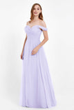 Dancing Night bridal party bridesmaid dress off the shoulder formal evening prom dresses