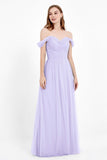 Dancing Night bridal party bridesmaid dress off the shoulder formal evening prom dresses