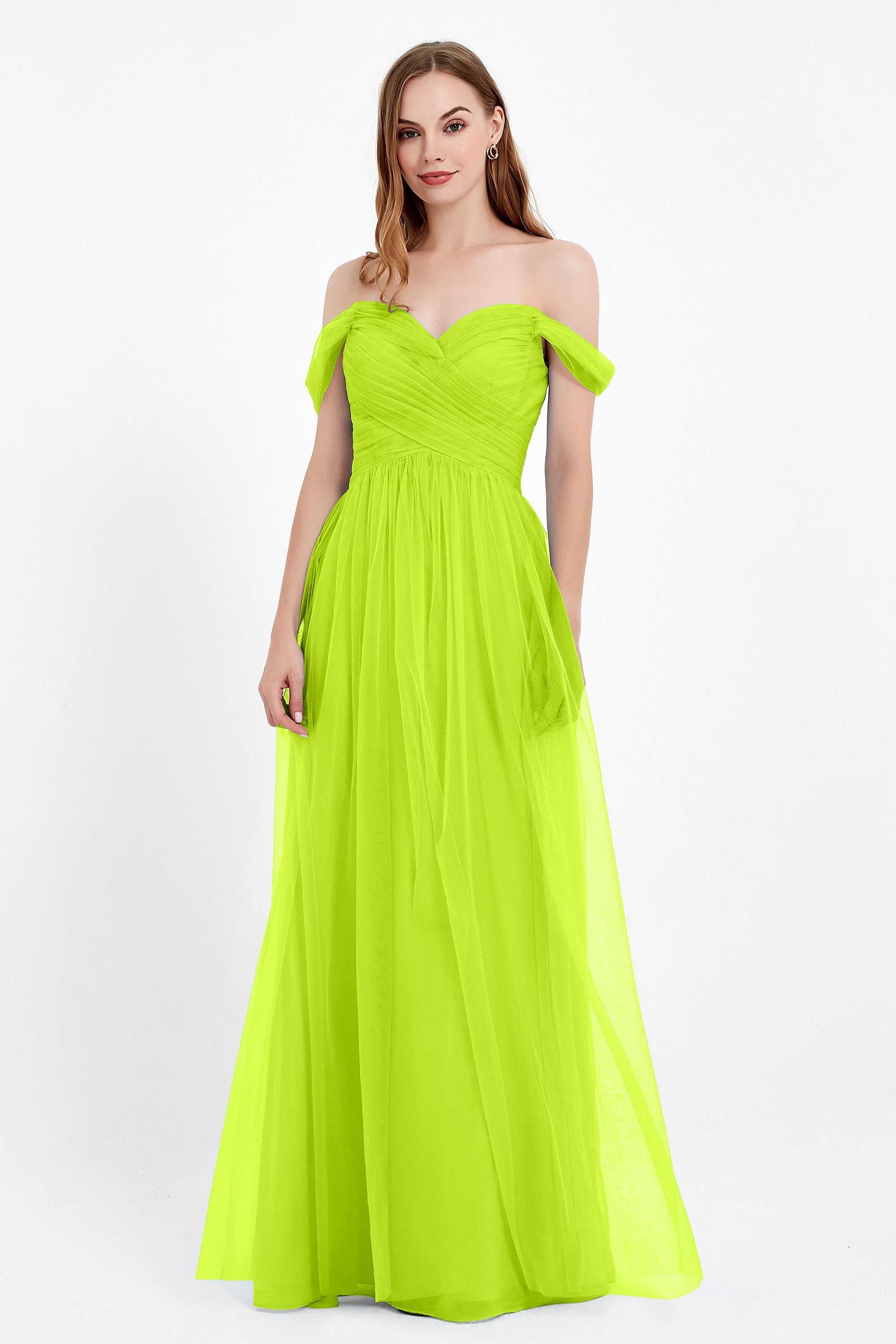 Dancing Night bridal party bridesmaid dress off the shoulder formal evening prom dresses