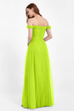 Dancing Night bridal party bridesmaid dress off the shoulder formal evening prom dresses