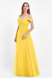 Dancing Night bridal party bridesmaid dress off the shoulder formal evening prom dresses