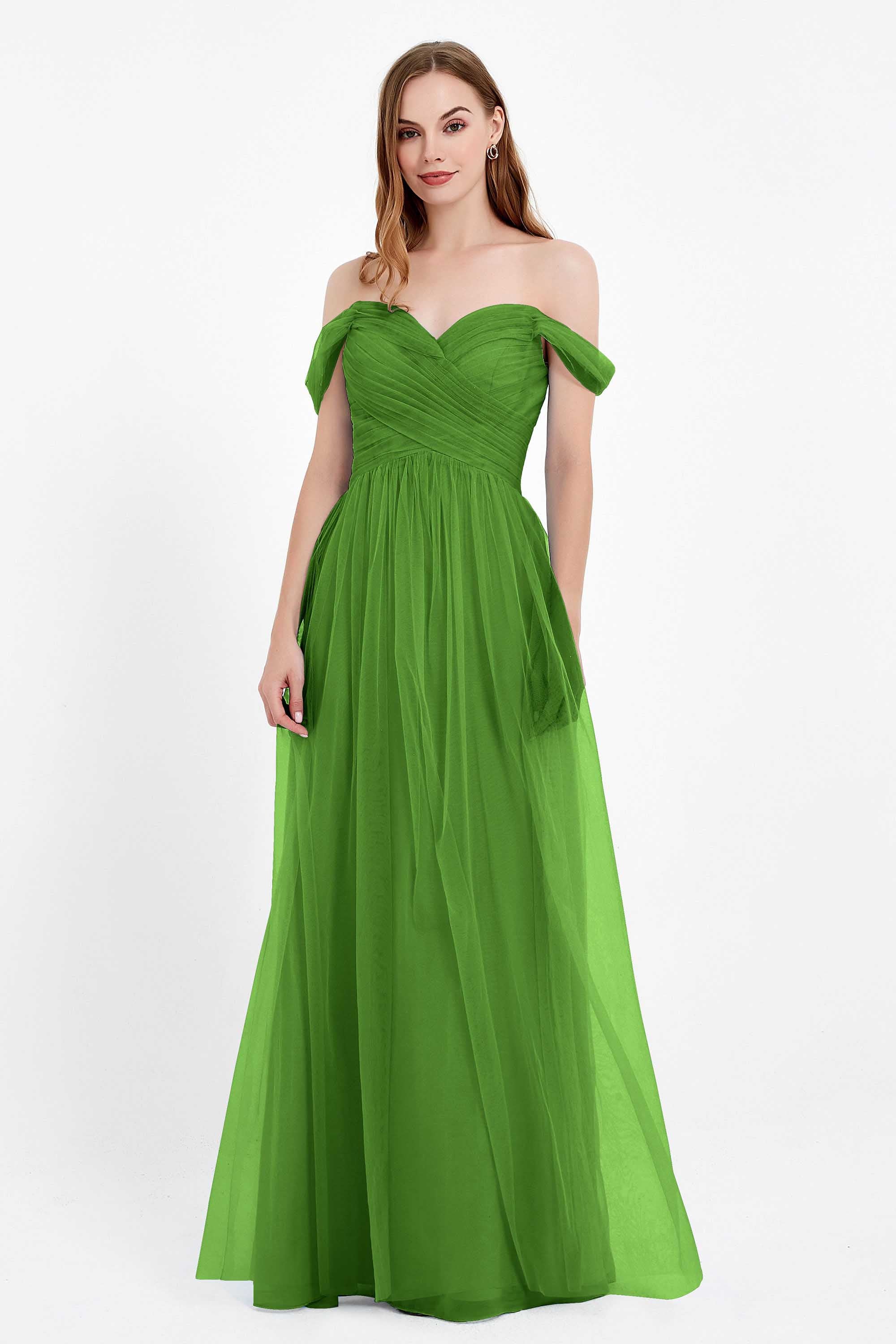 Dancing Night bridal party bridesmaid dress off the shoulder formal evening prom dresses