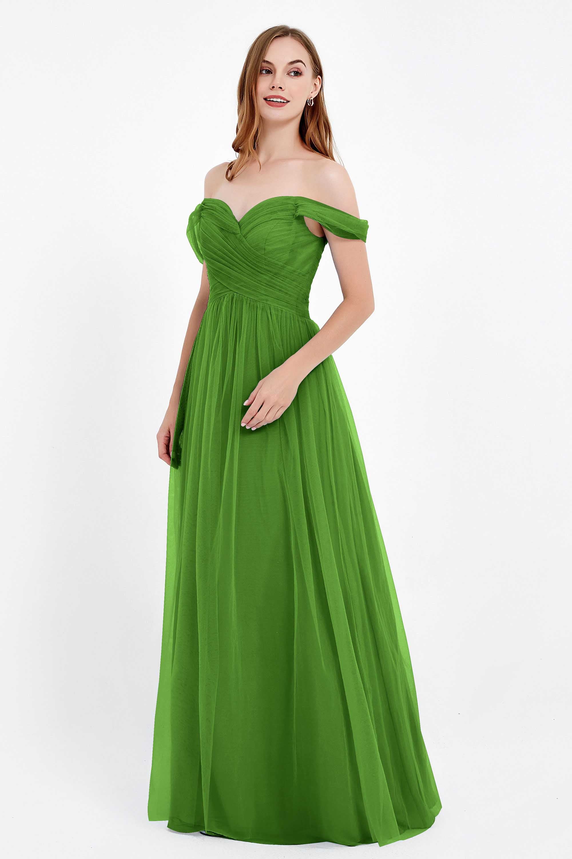 Dancing Night bridal party bridesmaid dress off the shoulder formal evening prom dresses
