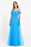 Dancing Night bridal party bridesmaid dress off the shoulder formal evening prom dresses