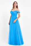 Dancing Night bridal party bridesmaid dress off the shoulder formal evening prom dresses