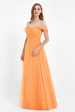 Dancing Night bridal party bridesmaid dress off the shoulder formal evening prom dresses