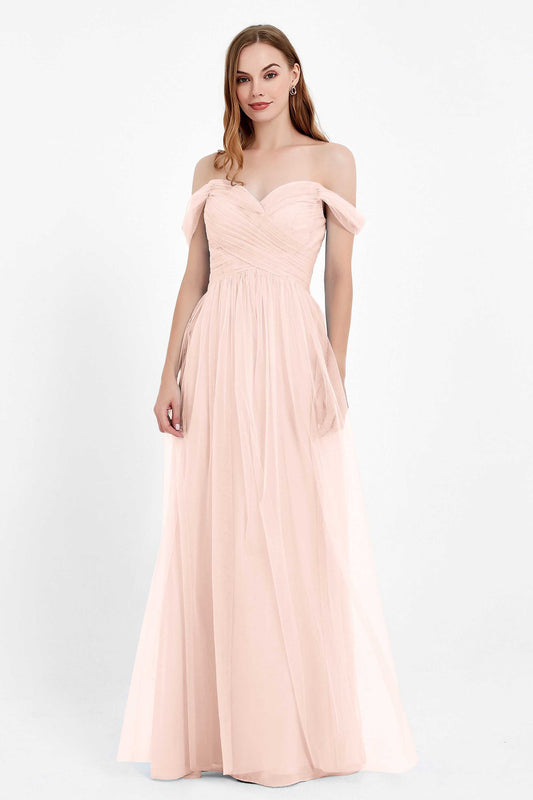 Dancing Night bridal party bridesmaid dress off the shoulder formal evening prom dresses