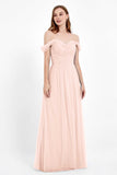 Dancing Night bridal party bridesmaid dress off the shoulder formal evening prom dresses