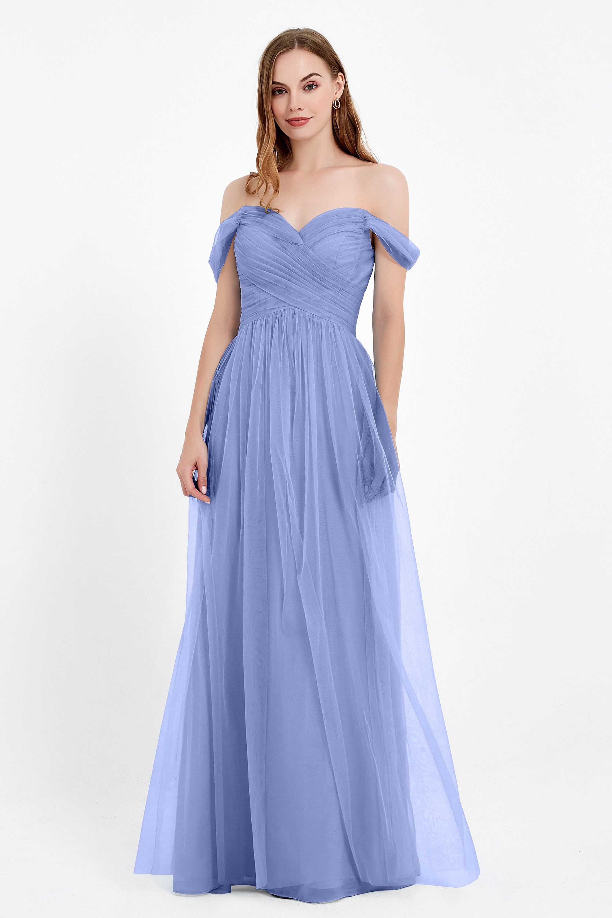 Dancing Night bridal party bridesmaid dress off the shoulder formal evening prom dresses