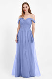 Dancing Night bridal party bridesmaid dress off the shoulder formal evening prom dresses