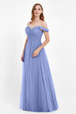 Dancing Night bridal party bridesmaid dress off the shoulder formal evening prom dresses