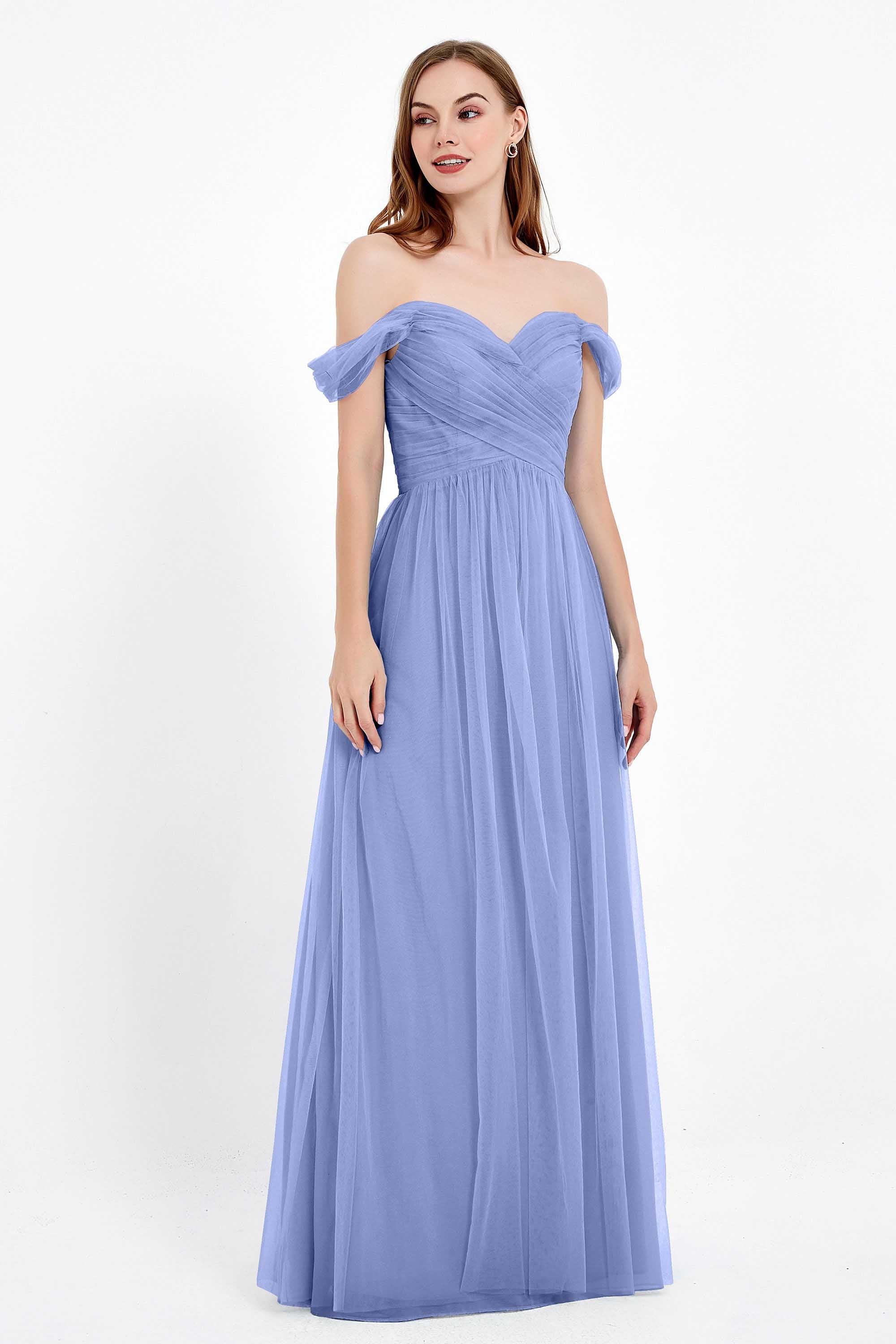 Dancing Night bridal party bridesmaid dress off the shoulder formal evening prom dresses